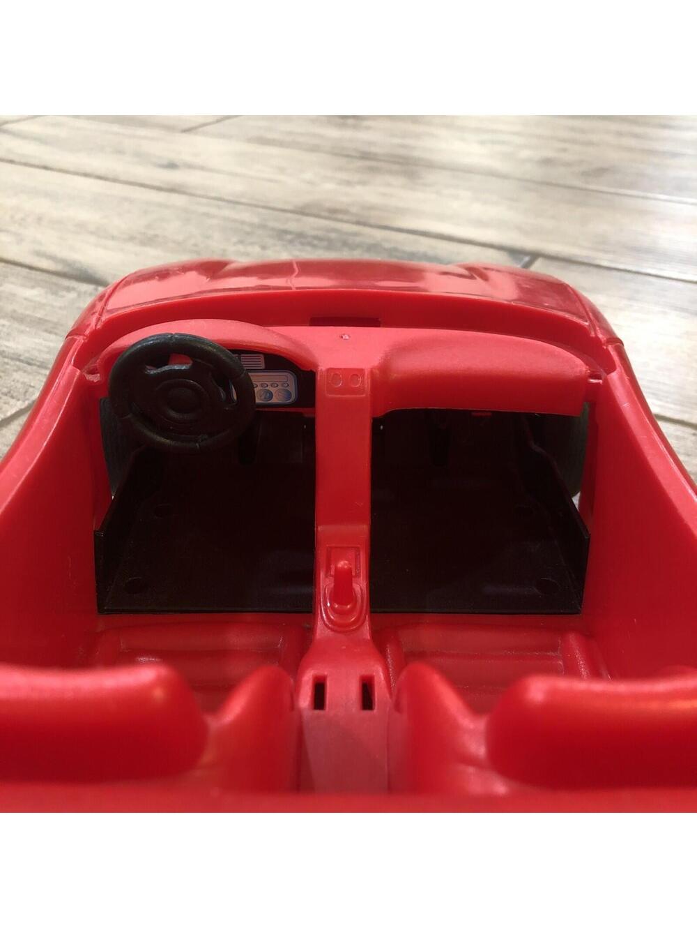 Vintage Barbie Red Convertible Sports Car 1996 Hot Drivin Barbie Car - Picture 10 of 13
